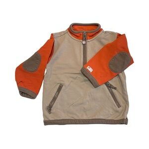 Janie and Jack The Little Fisherman Half-Zip Pullover 2T.